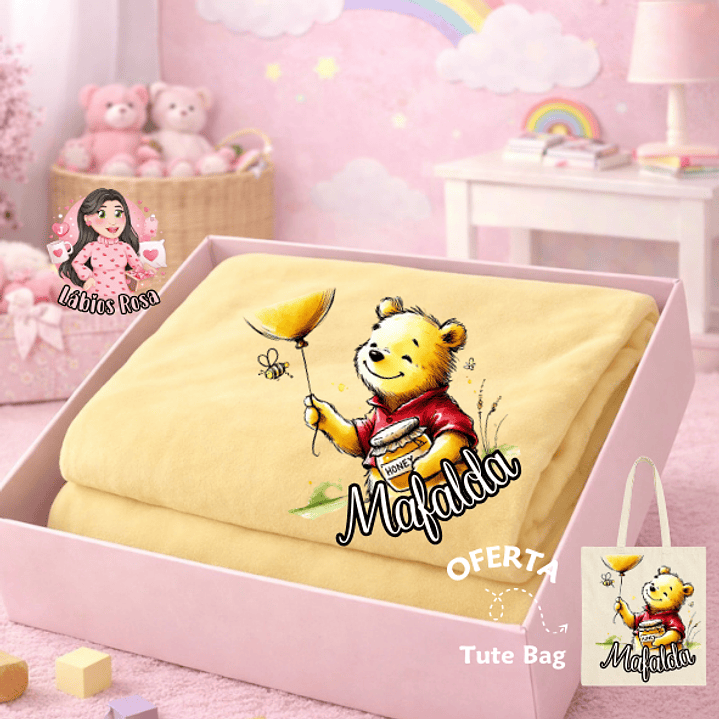MANTA PERSONALIZADA - POOH 1
