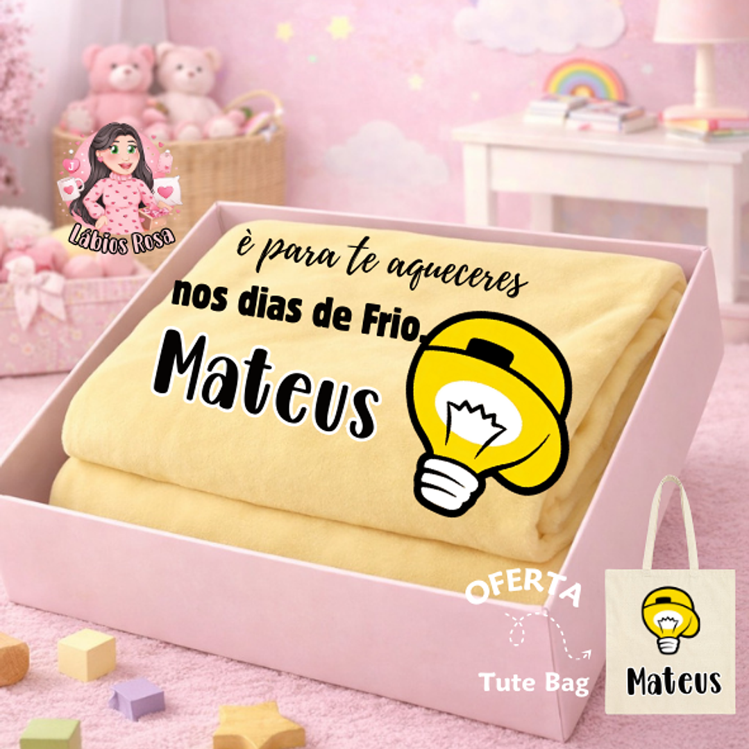 MANTA PERSONALIZADA - LEOZINHO 1