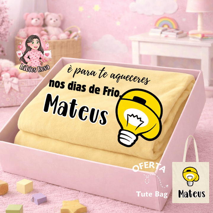 MANTA PERSONALIZADA - LEOZINHO 1