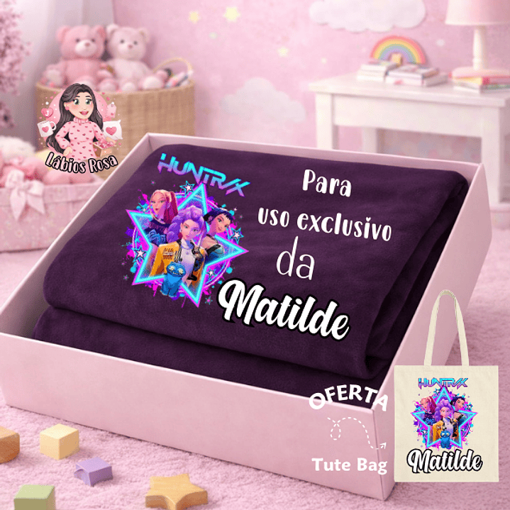 MANTA PERSONALIZADA - KPOP 1