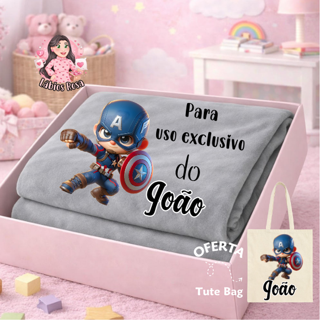 MANTA PERSONALIZADA - HEROI 1