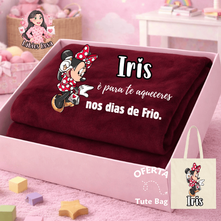 MANTA PERSONALIZADA - MINNIE 1
