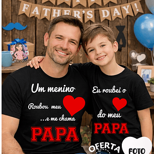 CAMISOLA PERSONALIZADA- DIA DO PAI
