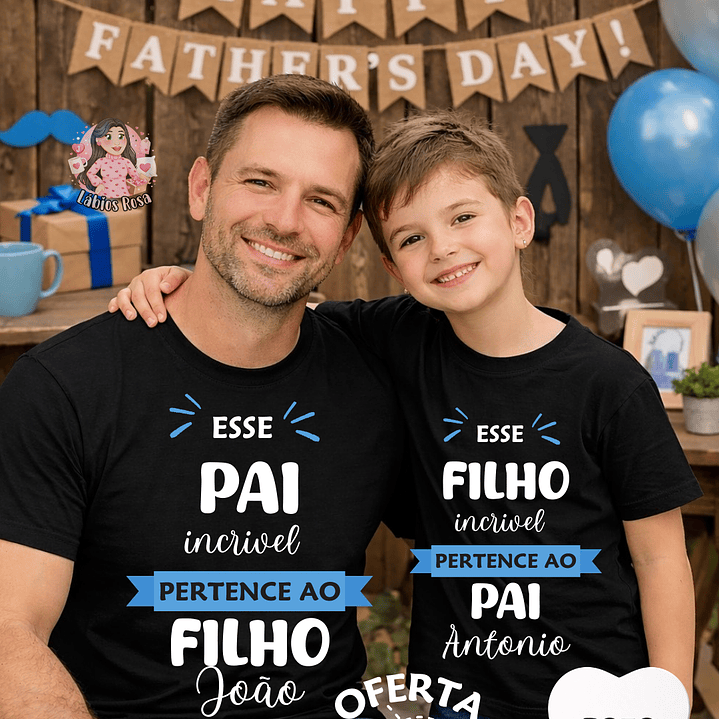 CAMISOLA PERSONALIZADA- DIA DO PAI 1