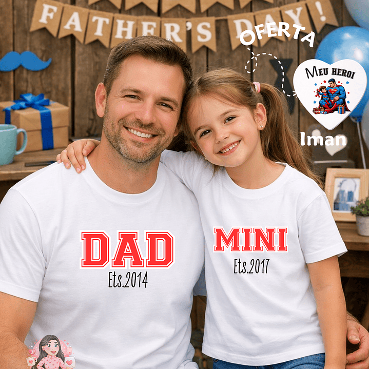 CAMISOLA PERSONALIZADA- DIA DO PAI 1