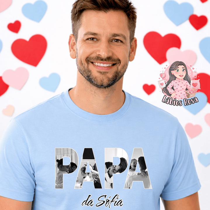 CAMISOLA PERSONALIZADA - DIA DO PAI 1