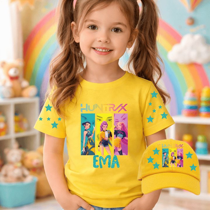 CONJUNTO PERSONALIZADO HUNTRIX - CAMISOLA + BONE 1