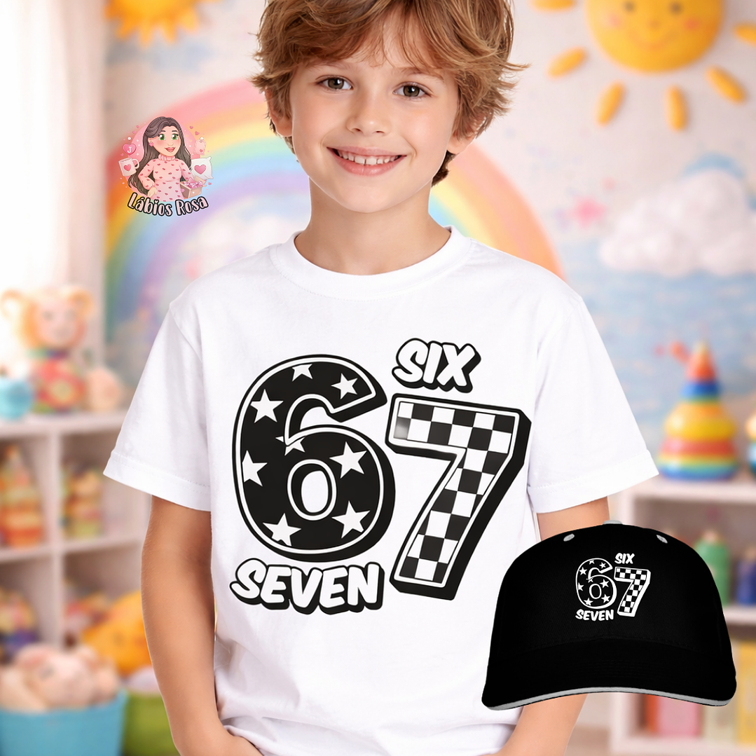 CONJUNTO PERSONALIZADO SIX SEVEN- CAMISOLA + BONE 2