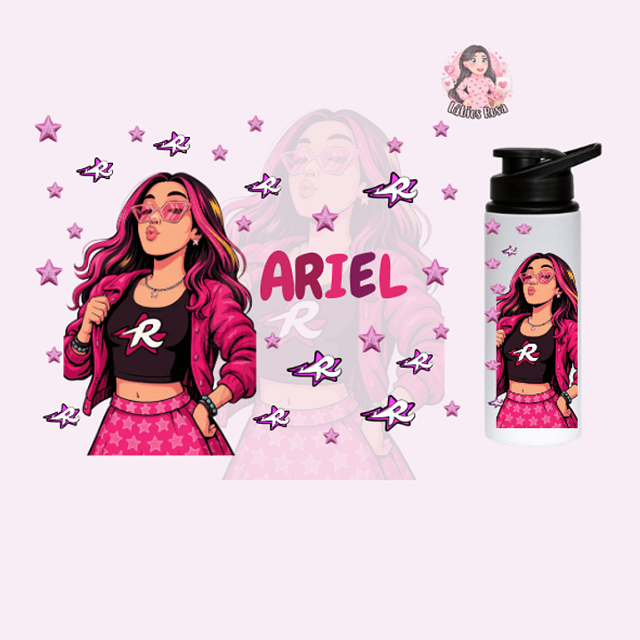 CANTIL PERSONALIZADO -DOS ROSA 700ML 2