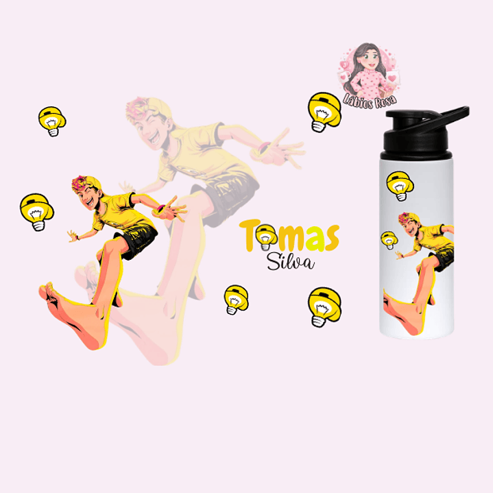 CANTIL PERSONALIZADO -DOS ROSA 700ML 6