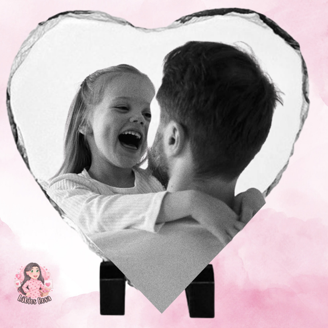 PEDRA PERSONALIZADA - EM CORAÇAO 1