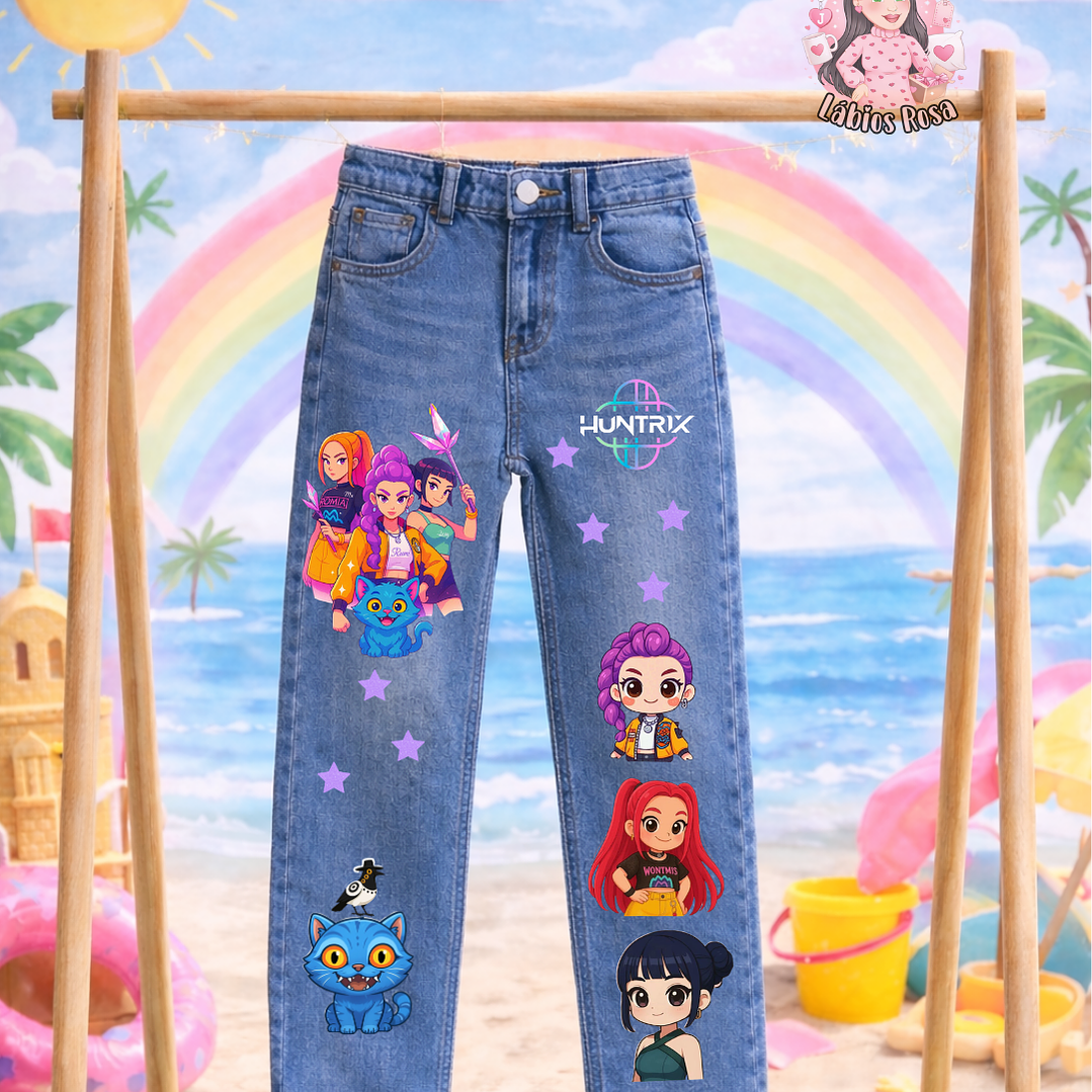 CALÇAS PERSONALIZADAS- HUNTRIX KPOP 1