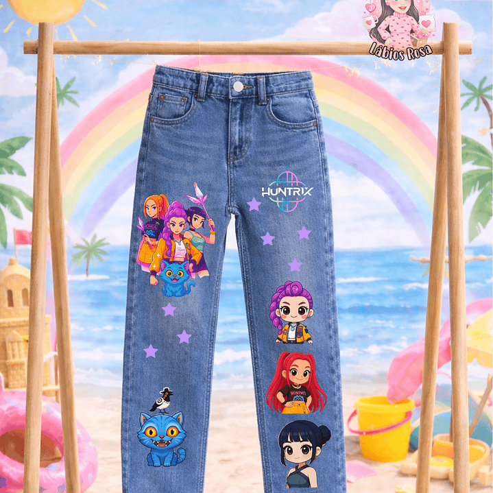 CALÇAS PERSONALIZADAS- HUNTRIX KPOP 1