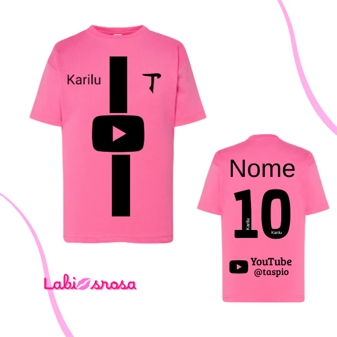 TSHIRT TASPIO ROSA  1