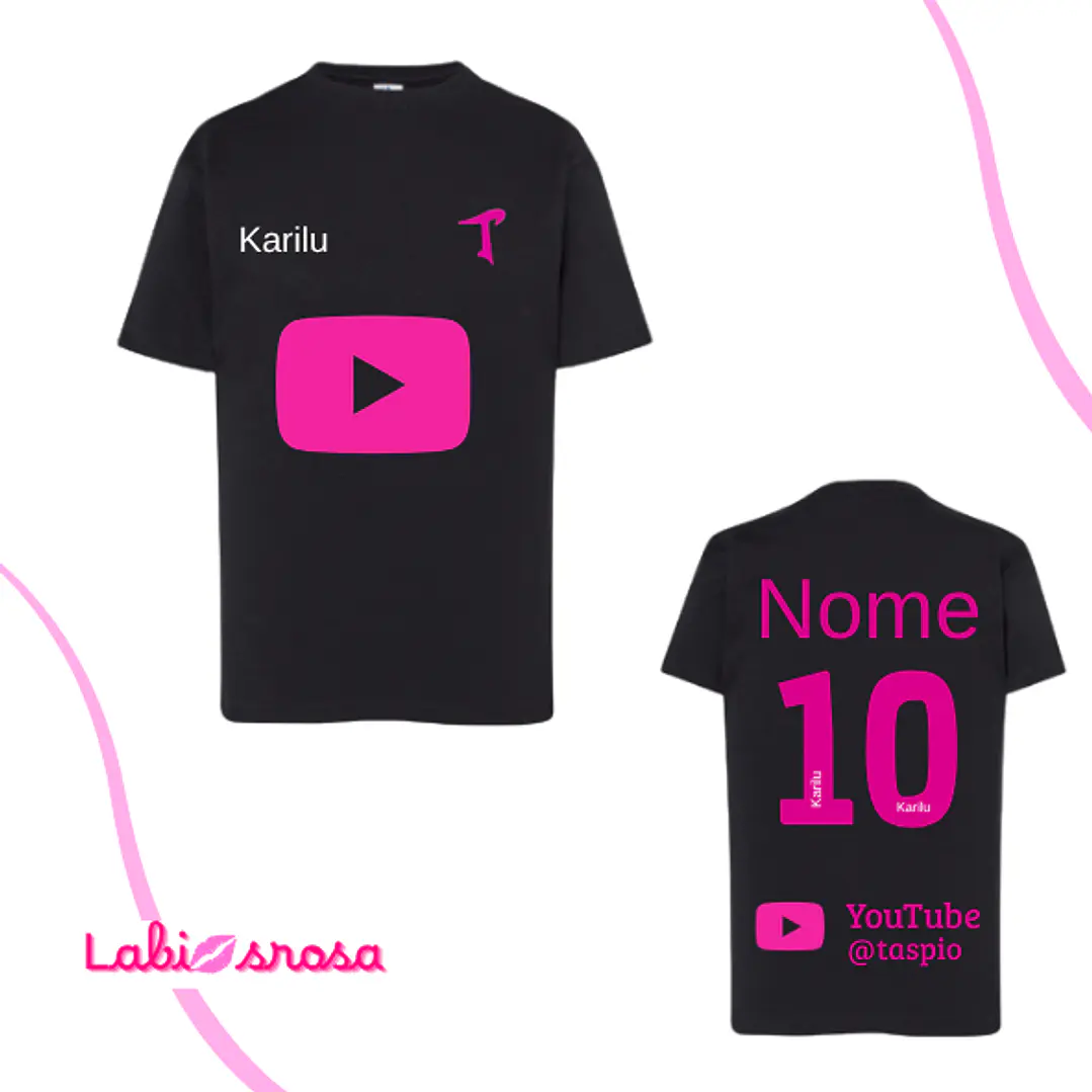 TSHIRT TASPIO PRETA 1