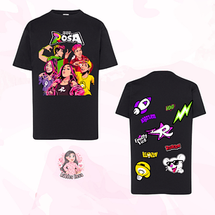 TSHIRT DOS ROSA