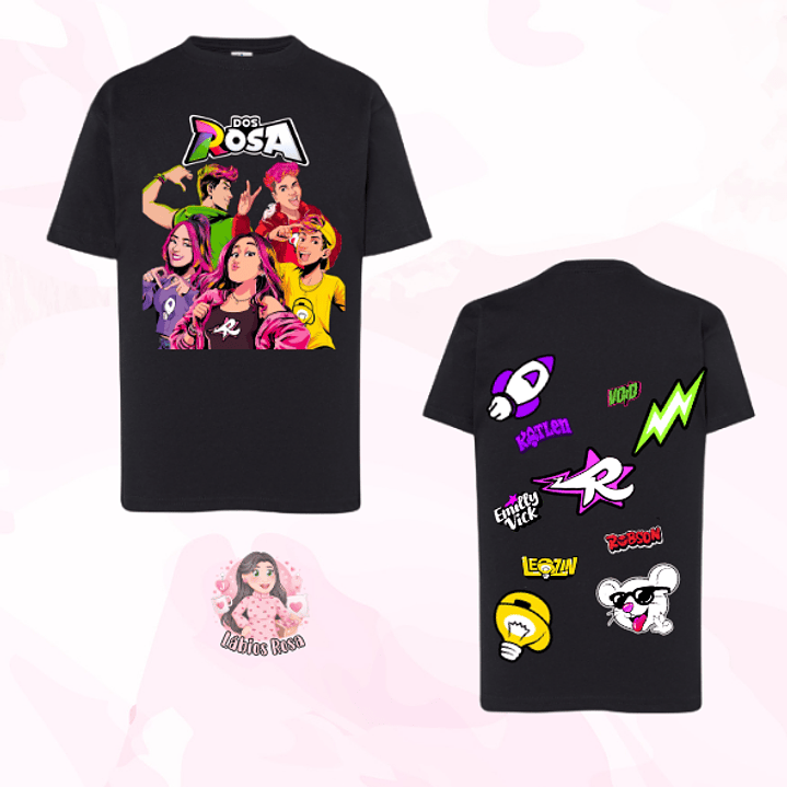 TSHIRT DOS ROSA 1