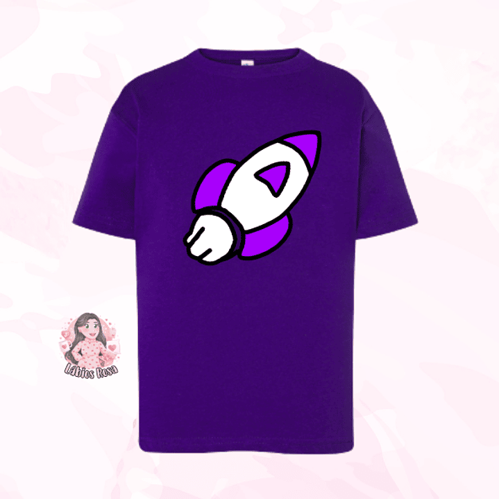 TSHIRT DOS ROSA - KATLEN 1