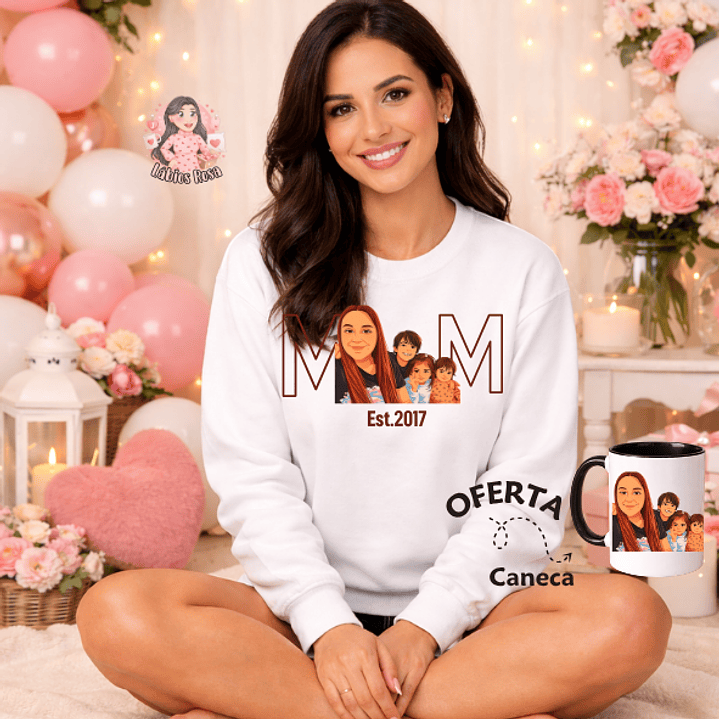 CAMISOLA PERSONALIZADA - DIA DA MÃE 1