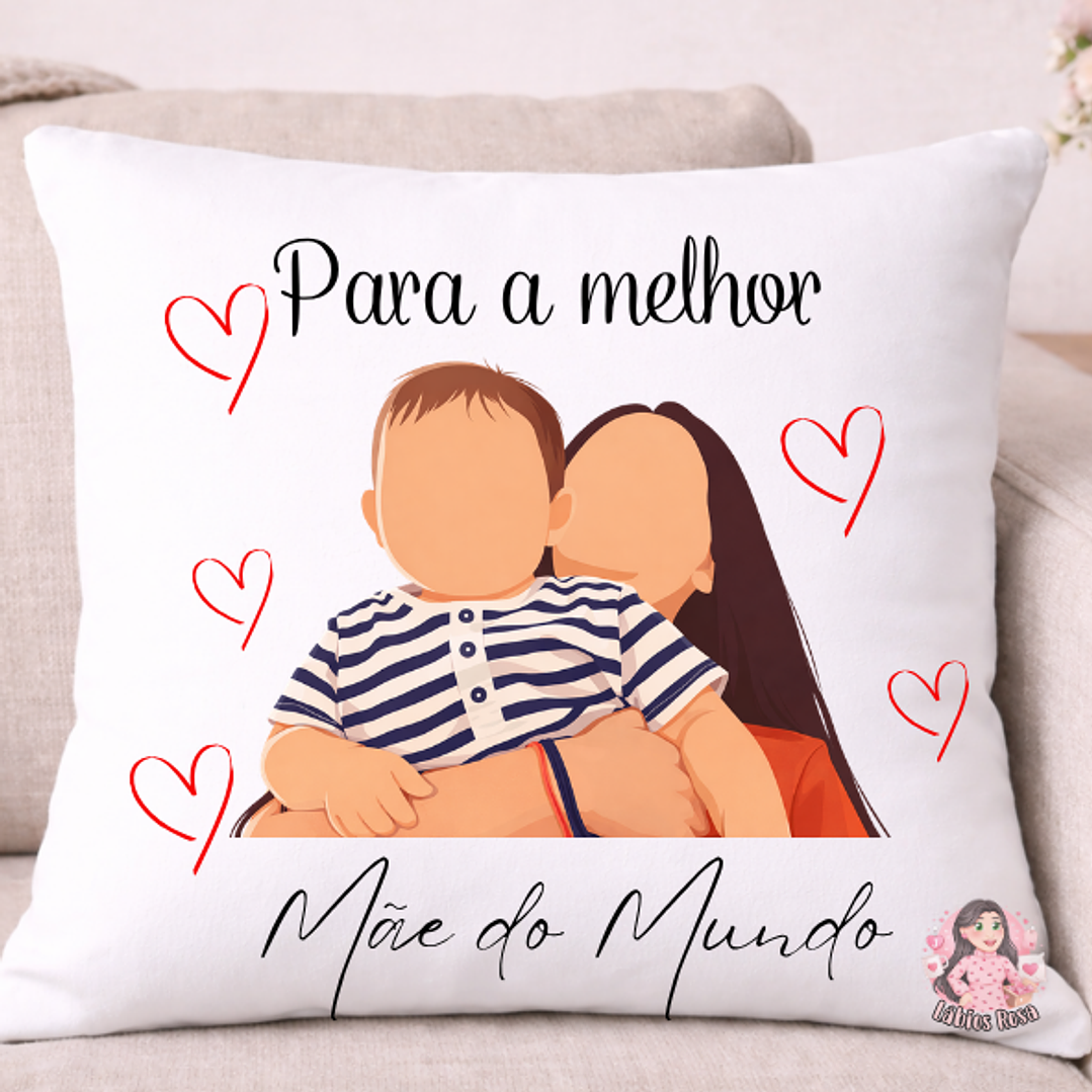 ALMOFADA PERSONALIZADA - DIA DA MÃE 1