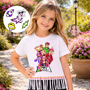 T-SHIRT FRANJAS - DOS ROSA