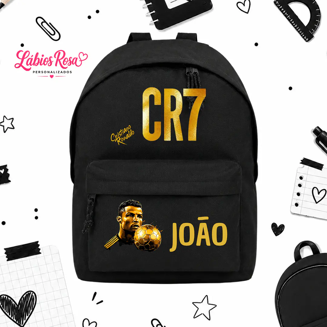 MOCHILA PERSONALIZADA -CR7 1