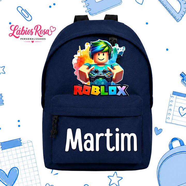 MOCHILA  PERSONALIZADA - ROBLOX 1