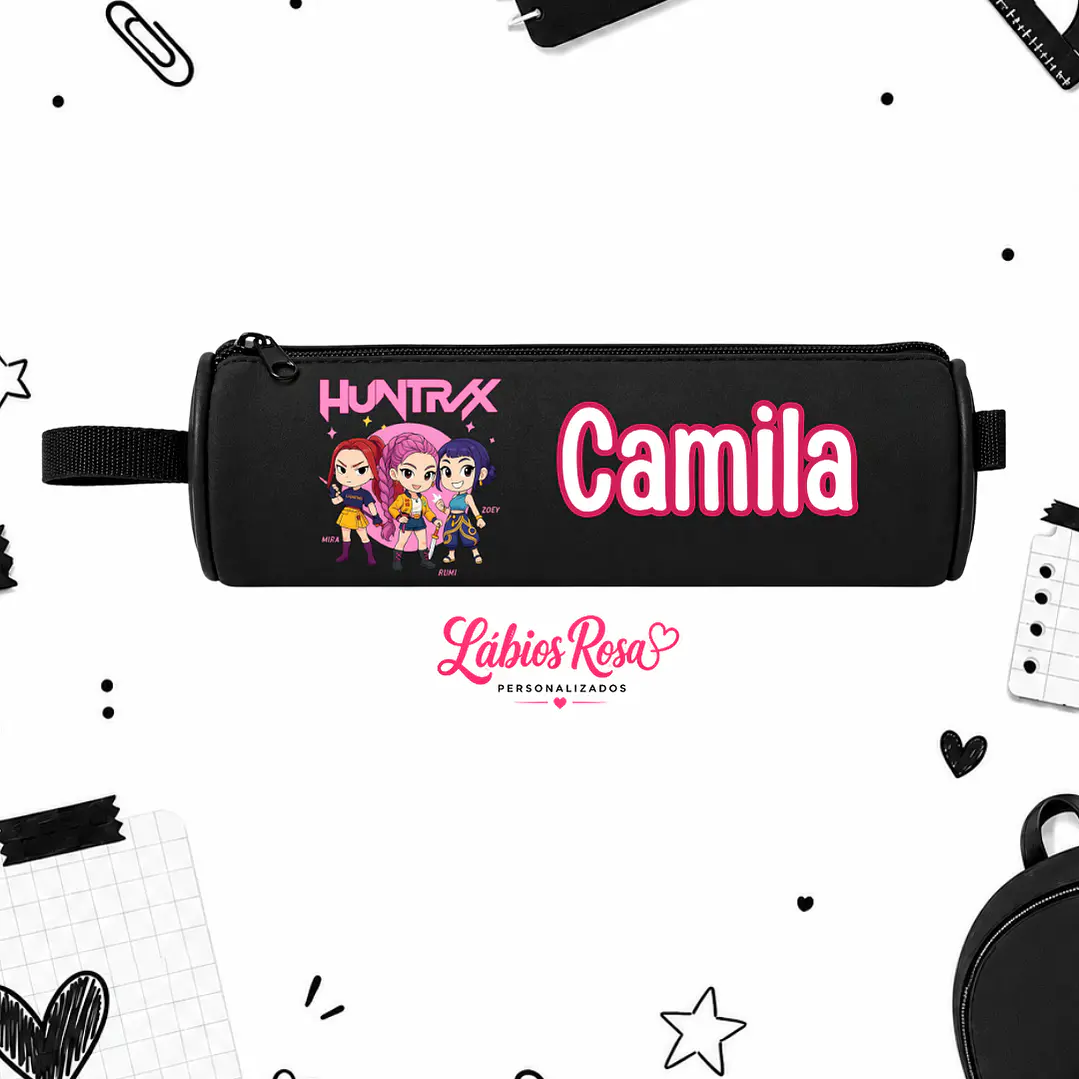 ESTOJO PERSONALIZADA - HUNTRIX KPOP 1
