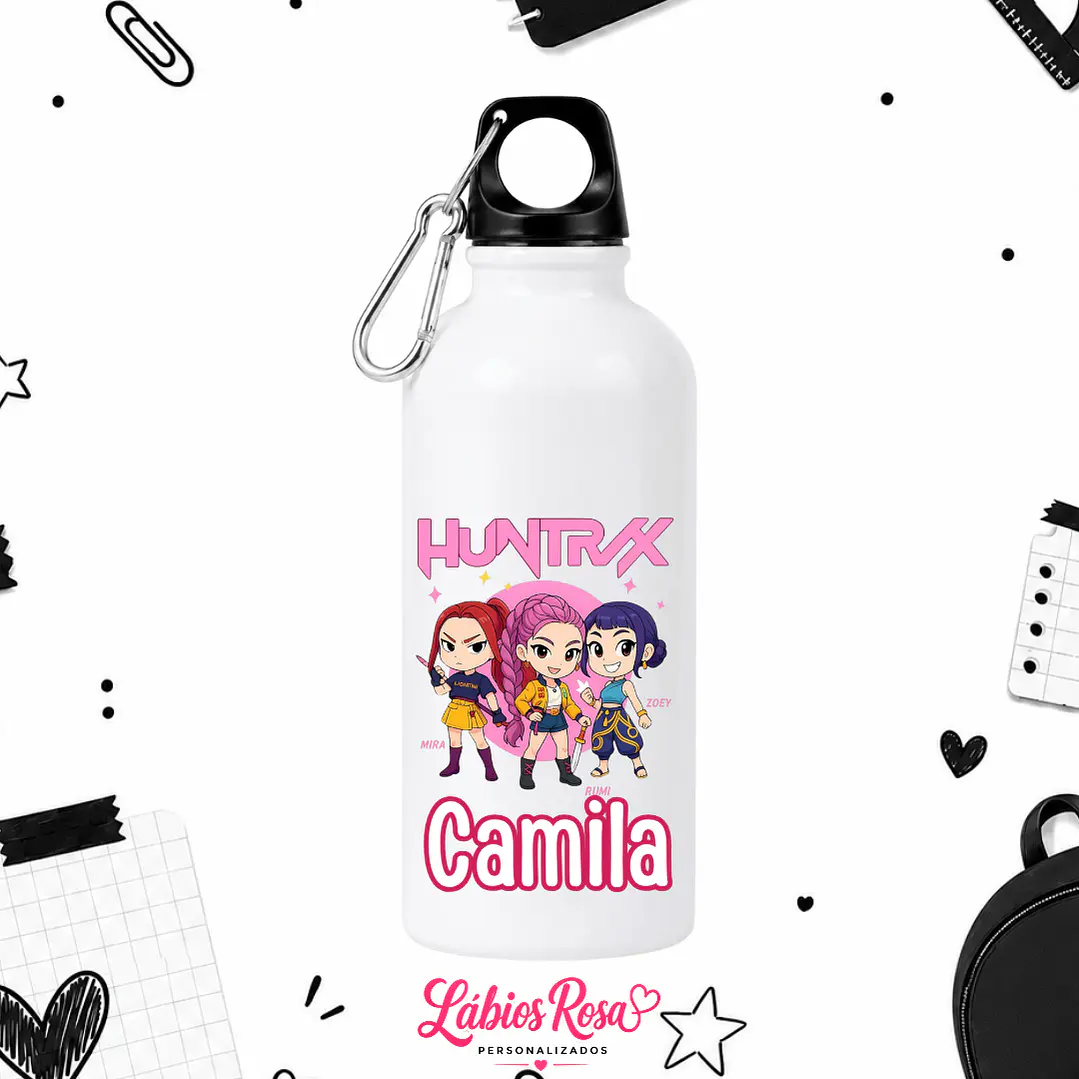 GARRAFA PERSONALIZADA- HUNTRIX KPOP 1