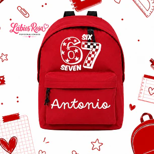 MOCHILA PERSONALIZADA - SIX SEVEN
