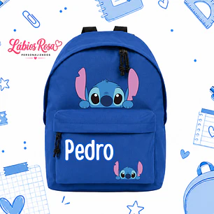 MOCHILA PERSONALIZADA - STITCH 