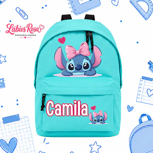 MOCHILA PERSONALIZADA -STITCH