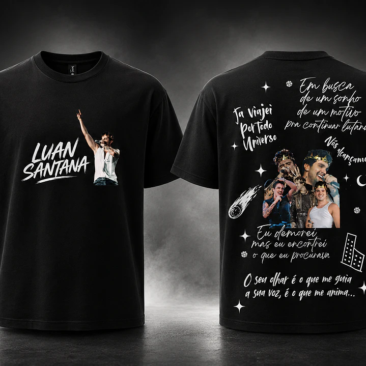 T-SHIRT LUAN SANTANA- UNIVERSO 1
