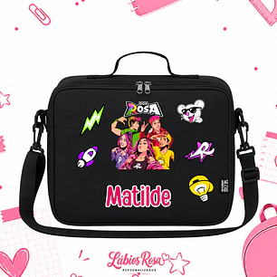 LANCHEIRA PERSONALIZADA - DOS ROSA