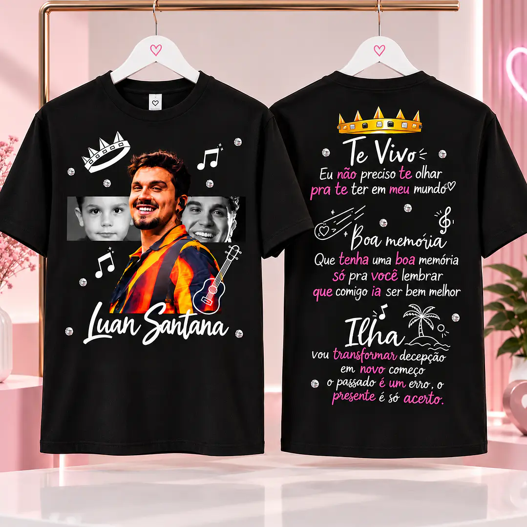 T-SHIRT LUAN SANTANA 1