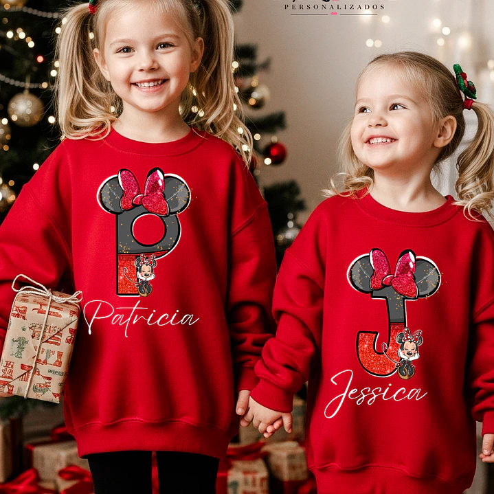 CAMISOLA NATAL PERSONALIZADA - ADULTO OU CRIANÇA 1