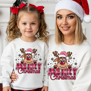 CAMISOLA NATAL PERSONALIZADA - ADULTO OU CRIANÇA