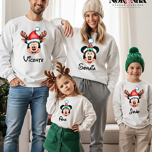 CAMISOLA NATAL PERSONALIZADA - ADULTO OU CRIANÇA