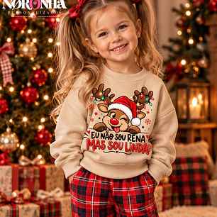 CAMISOLA NATAL PERSONALIZADA - ADULTO OU CRIANÇA