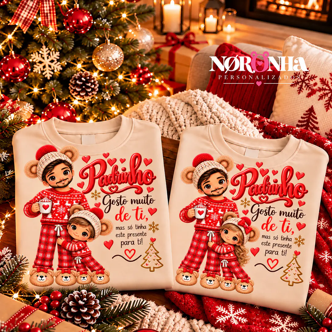 CAMISOLA NATAL PERSONALIZADA - PADRINHO 1