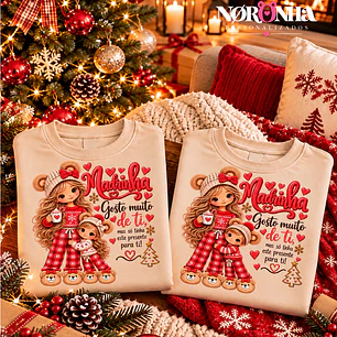 CAMISOLA NATAL PERSONALIZADA - MADRINHA