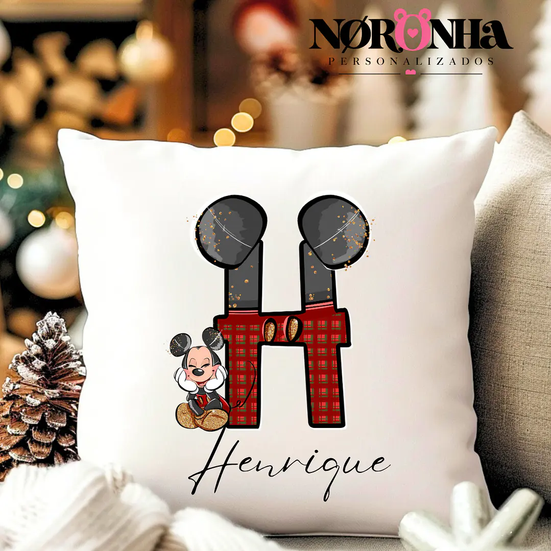 ALMOFADA MENINO PERSONALIZADA - INICIAL 1