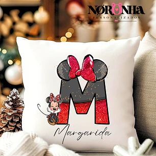 ALMOFADA MENINA PERSONALIZADA - INICIAL