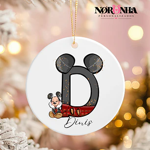 BOLA DE NATAL PERSONALIZADA MASCULINO