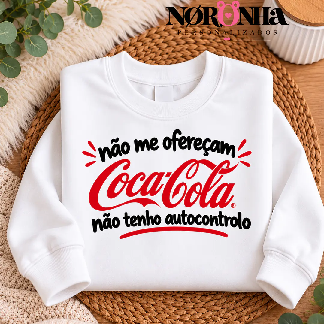 CAMISOLA NATAL PERSONALIZADA - COCA-COLA 1