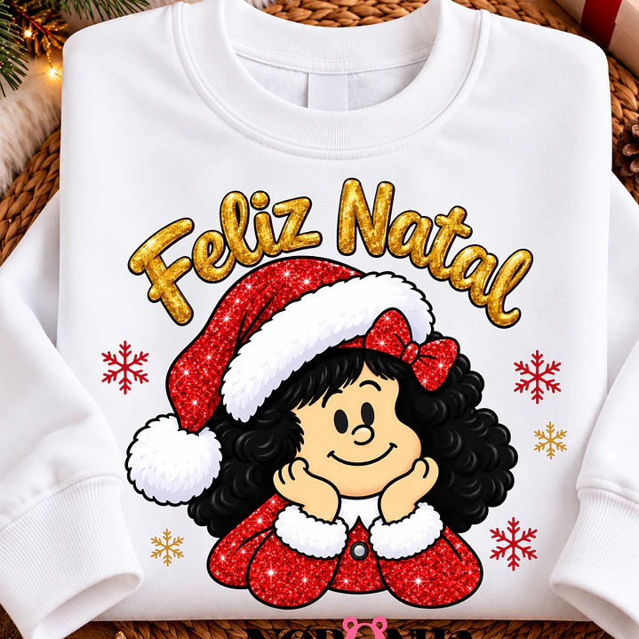 CAMISOLA NATAL PERSONALIZADA - ADULTO OU CRIANÇA 1