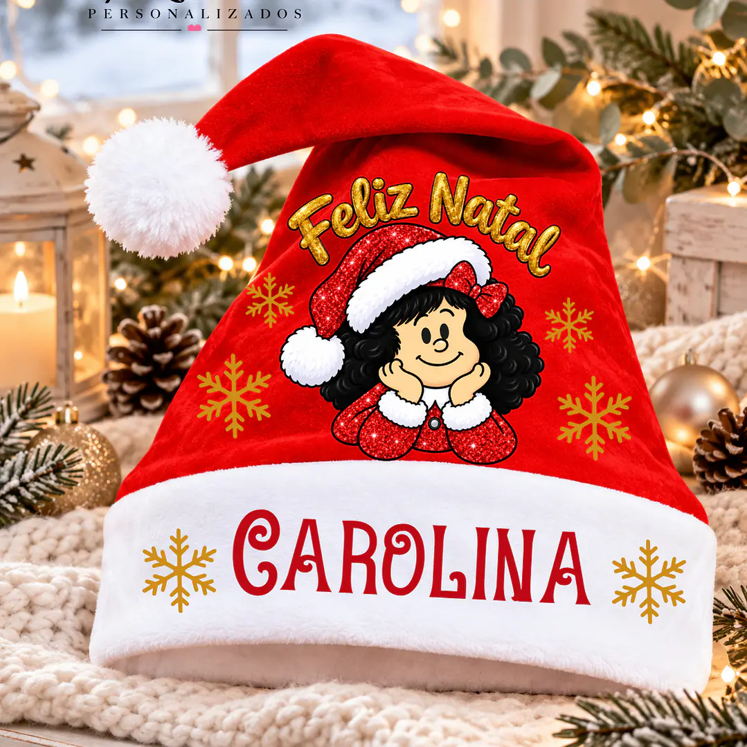 GORRO DE NATAL - PERSONALIZADO 1