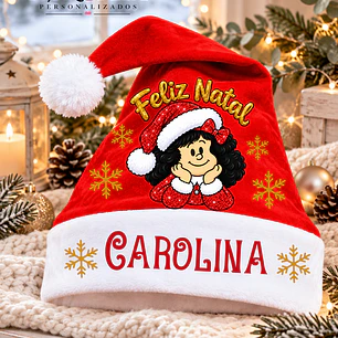 GORRO DE NATAL - PERSONALIZADO