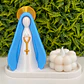 CONJUNTO PERSONALIZADO NOSSA SENHORA + BANDEJA + SUPORTE DE VELA - 3D - Thumbnail 1