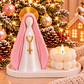 CONJUNTO PERSONALIZADO NOSSA SENHORA + BANDEJA + SUPORTE DE VELA - 3D - Thumbnail 2